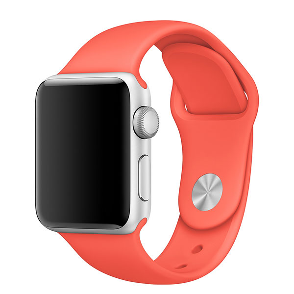 Silikonový řemínek pro Apple Watch-oranžový (42-44mm)